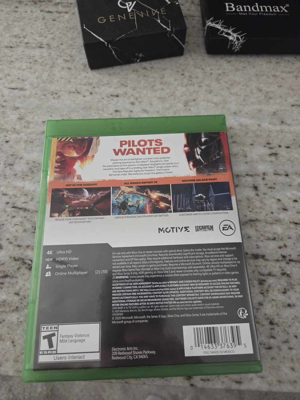 Xbox One Star Wars: Squadrons - Green Case